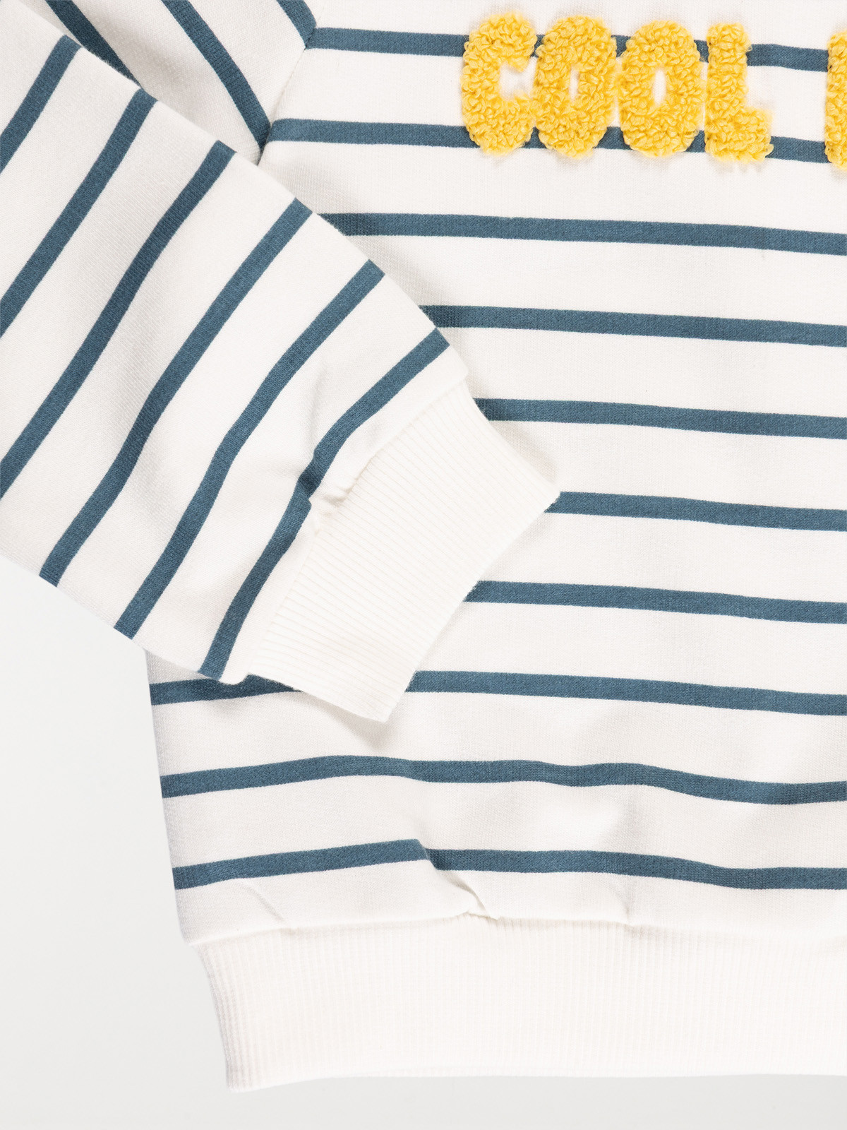 Sweat rayé message brodé garçon (3-36M) Sweat rayé message brodé garçon (3-36M)