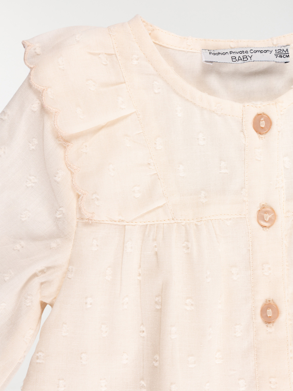 Chemisier manches longues fille (3-36M)