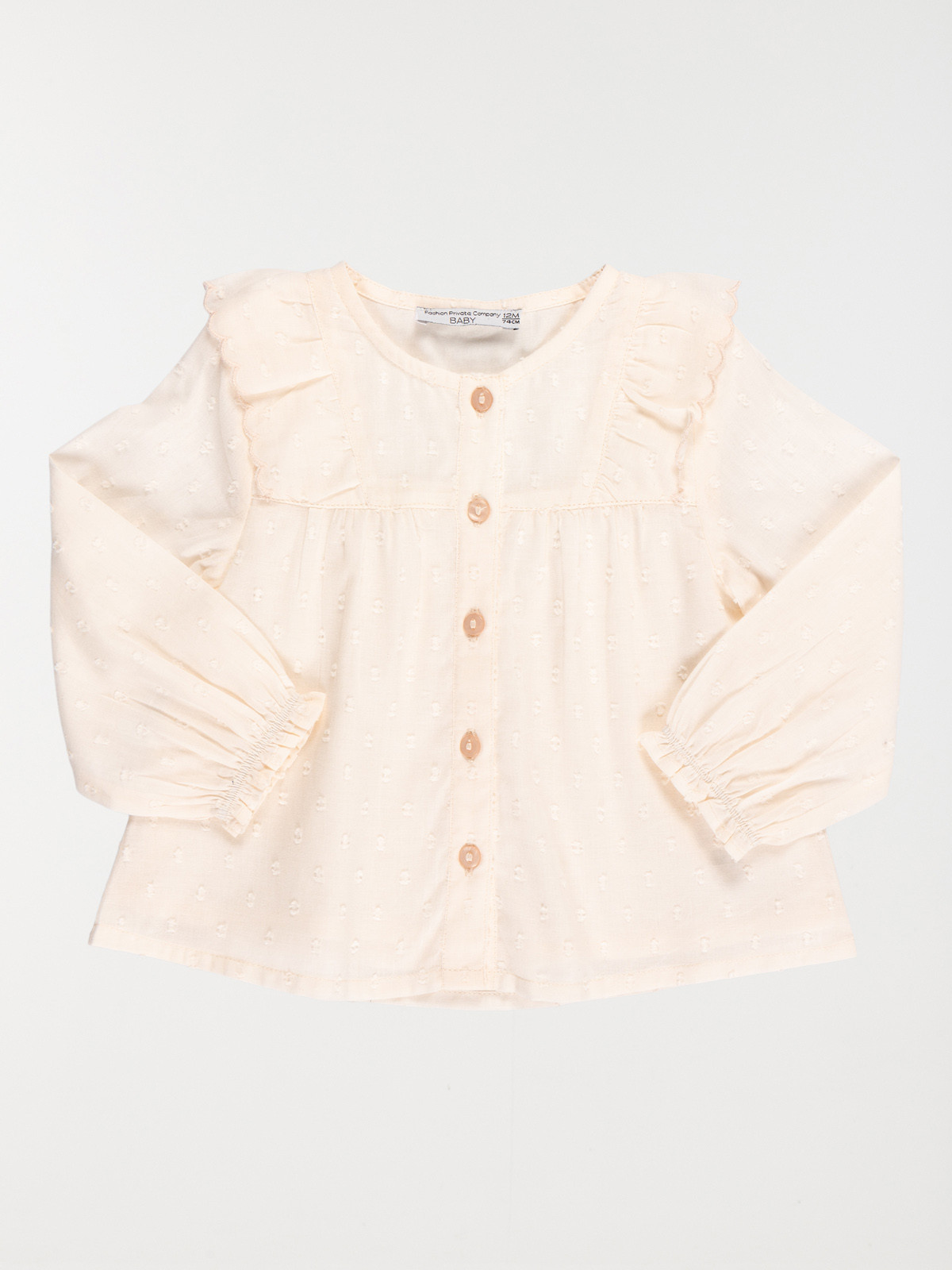 Chemisier manches longues fille (3-36M)