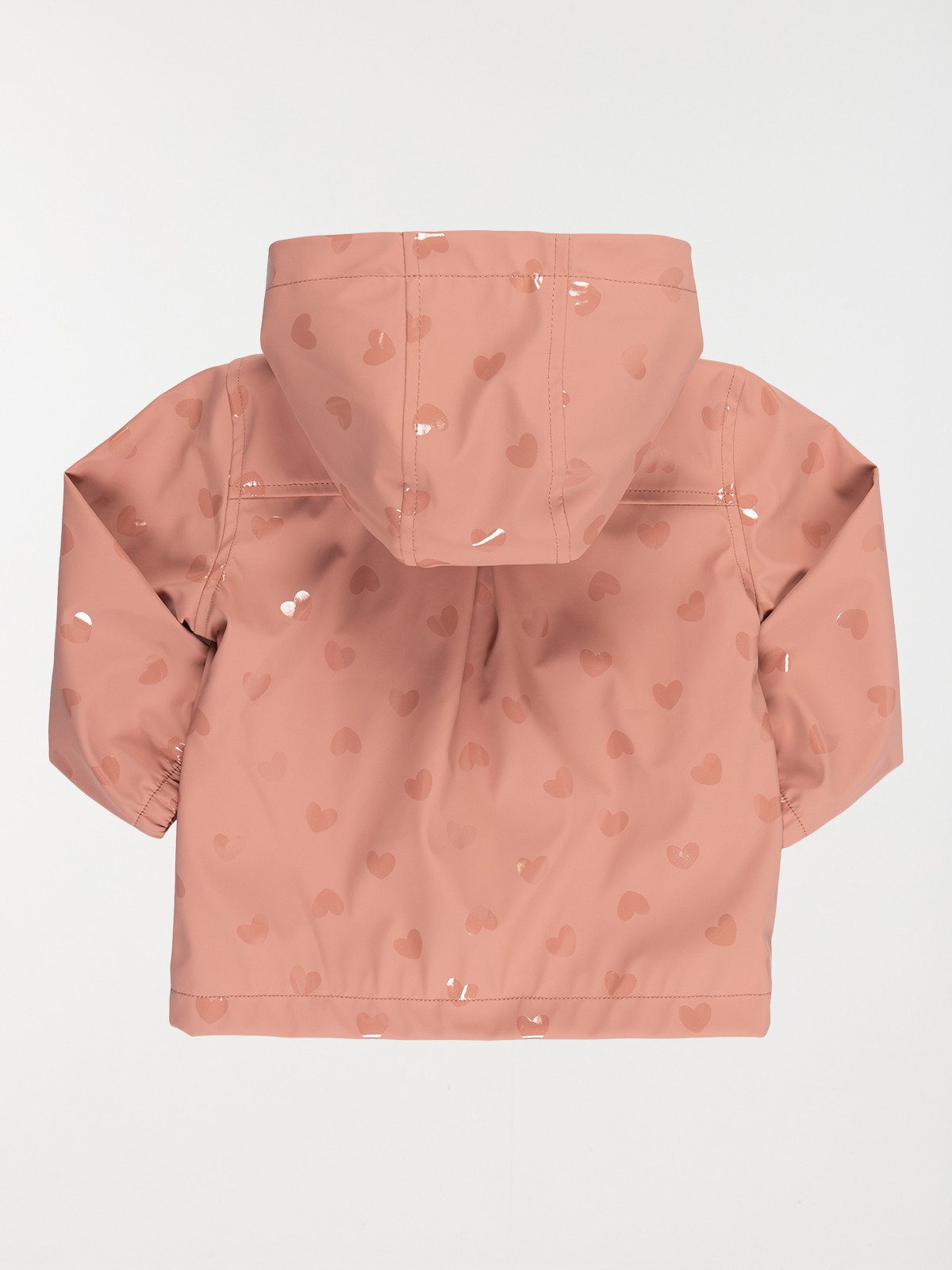 Manteau ciré à capuche fille (6-36M) Manteau ciré à capuche fille (6-36M)