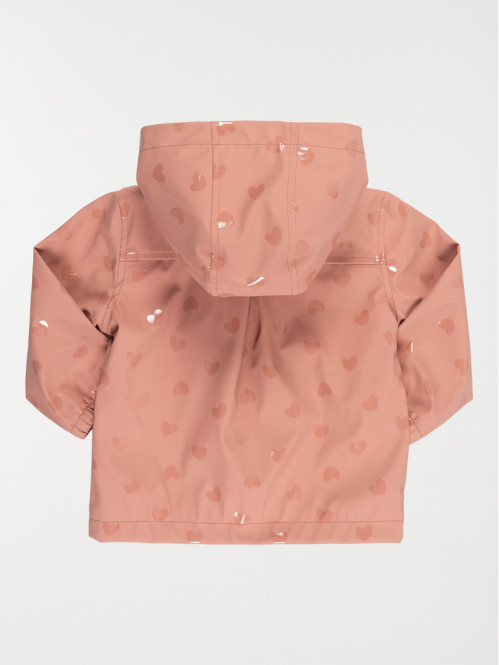 Manteau ciré à capuche fille (6-36M) Manteau ciré à capuche fille (6-36M)