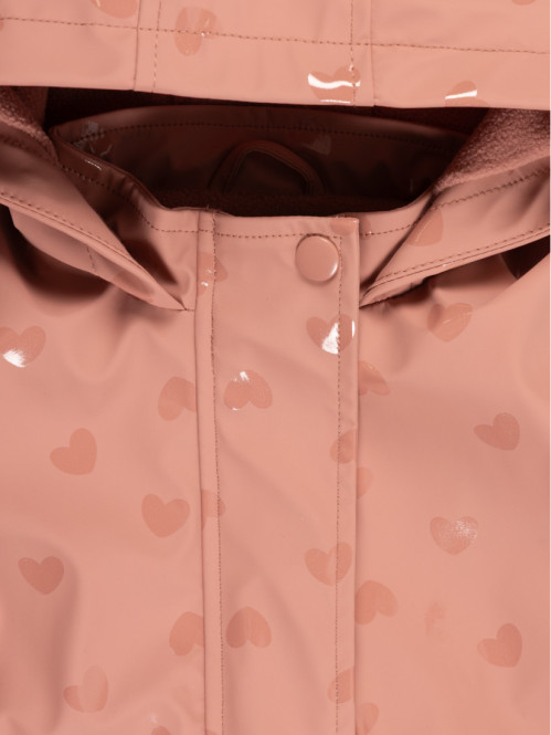 Manteau ciré à capuche fille (6-36M) Manteau ciré à capuche fille (6-36M)