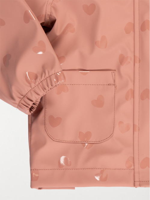 Manteau ciré à capuche fille (6-36M) Manteau ciré à capuche fille (6-36M)
