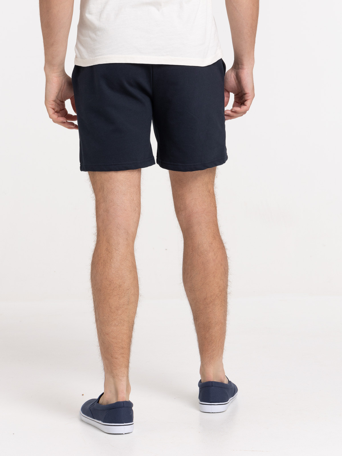 Short basique marine navy homme