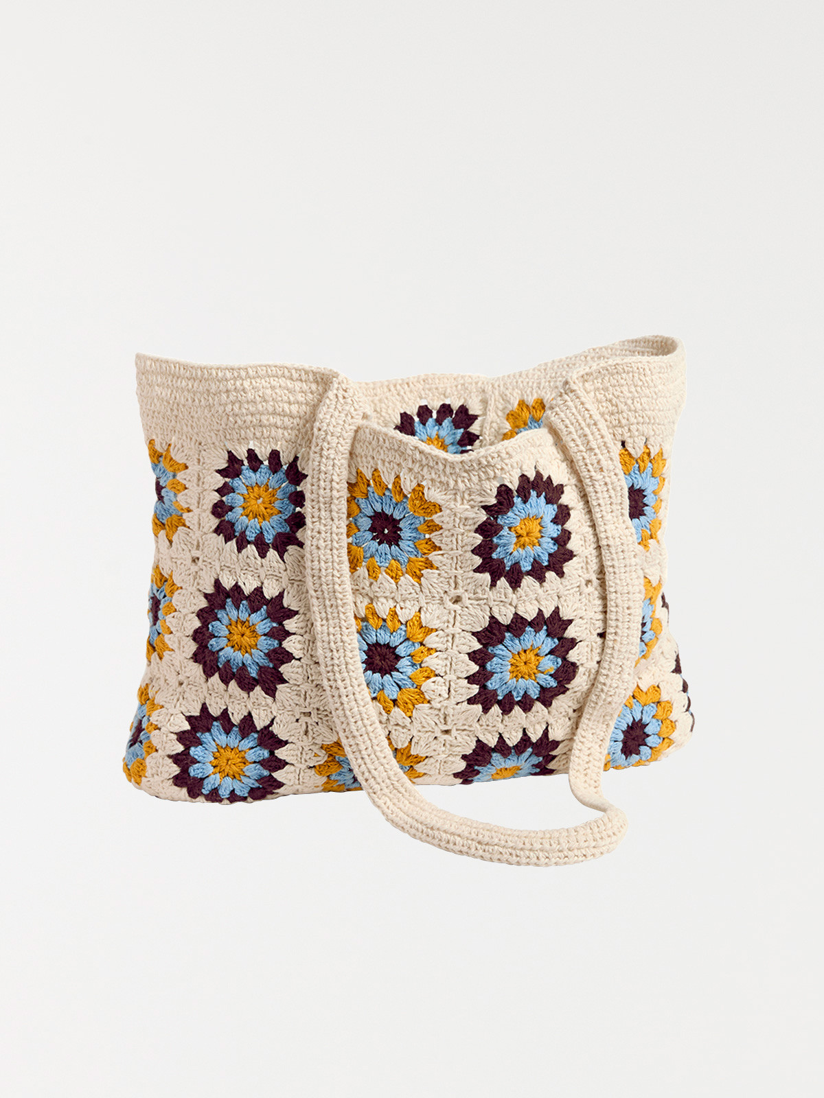 Sac à main crochet multicolore femme
