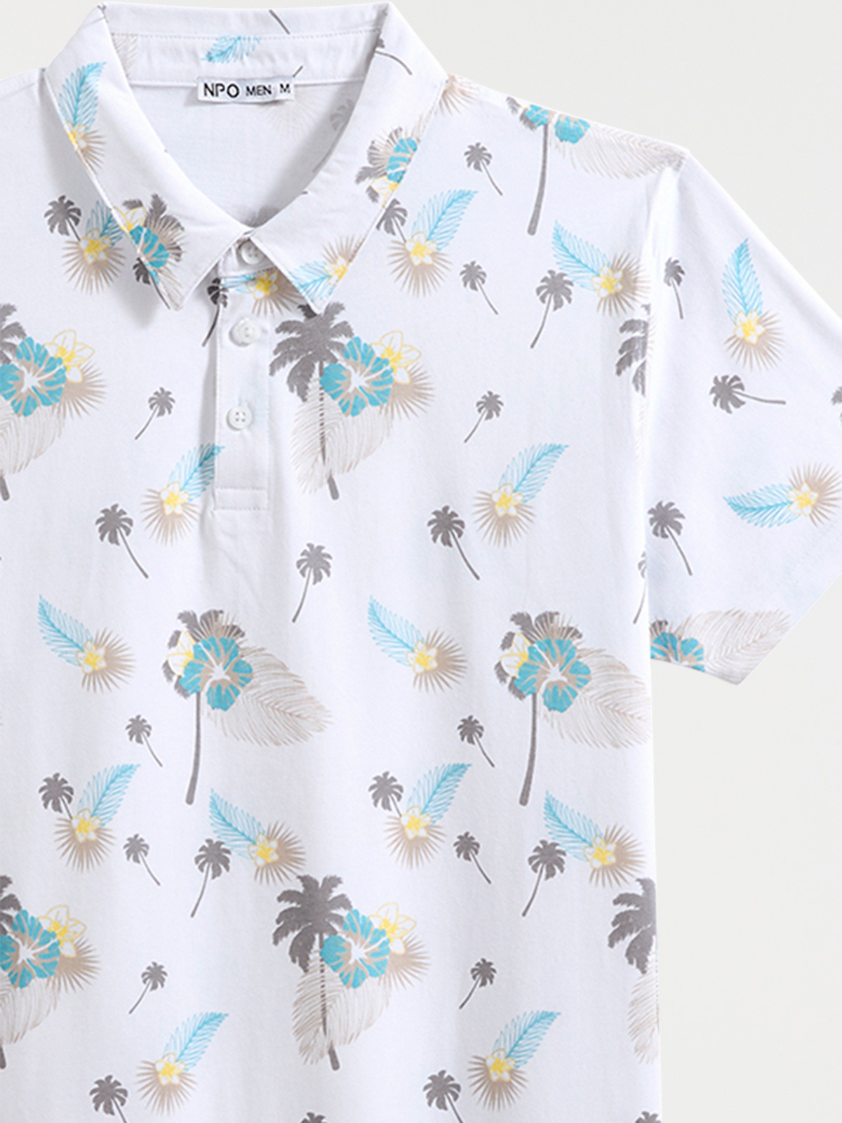 Polo motif palmier homme Polo motif palmier homme