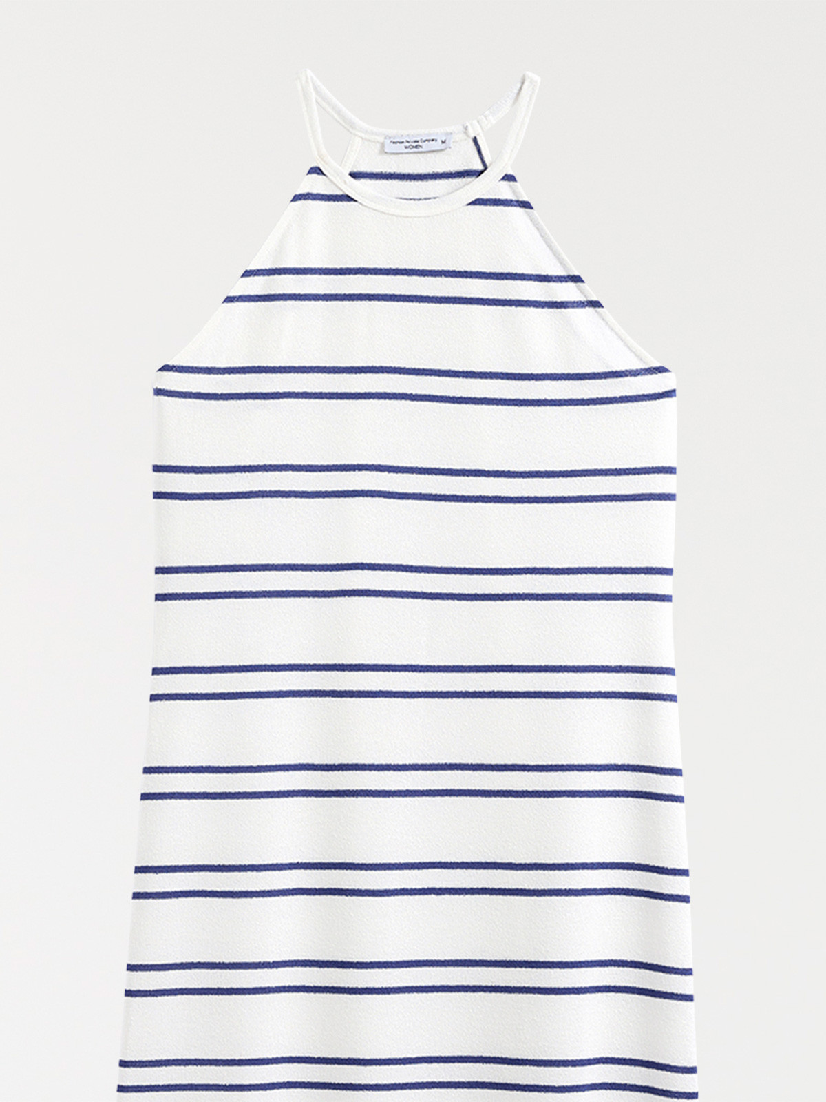 Robe tricot rayée femme