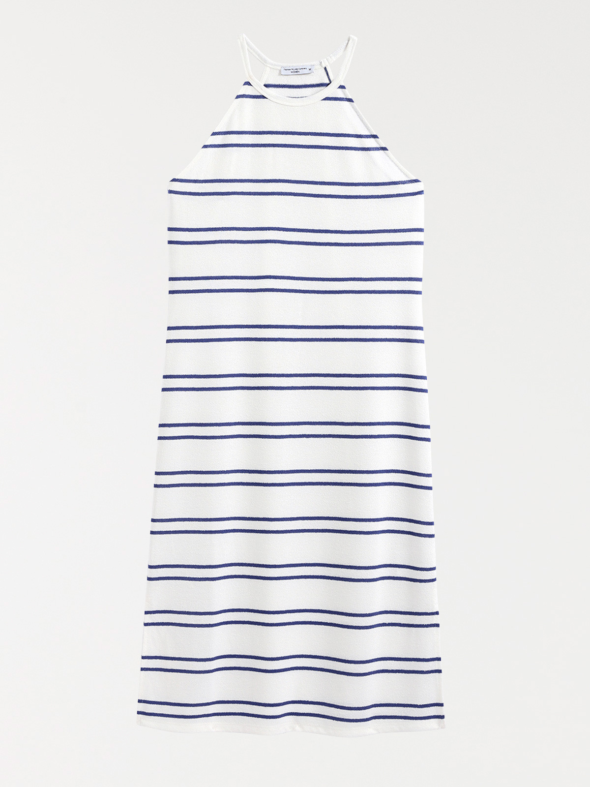 Robe tricot rayée femme