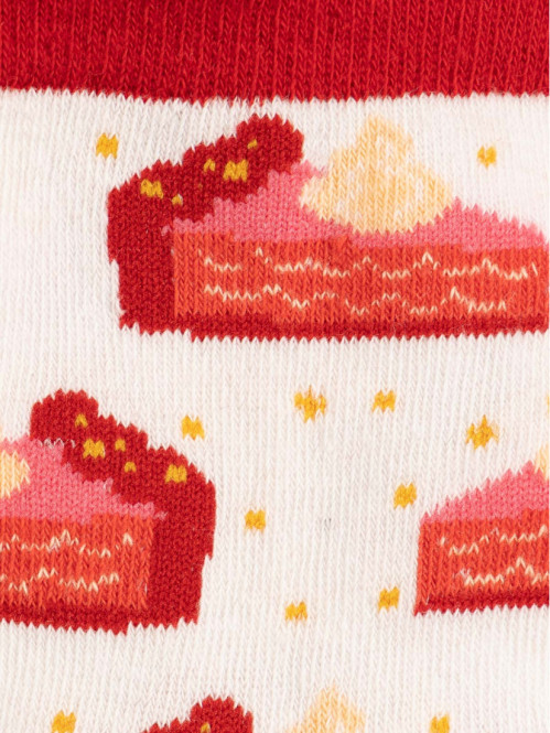 Coffret chaussettes tarte fraise fille Coffret chaussettes tarte fraise fille