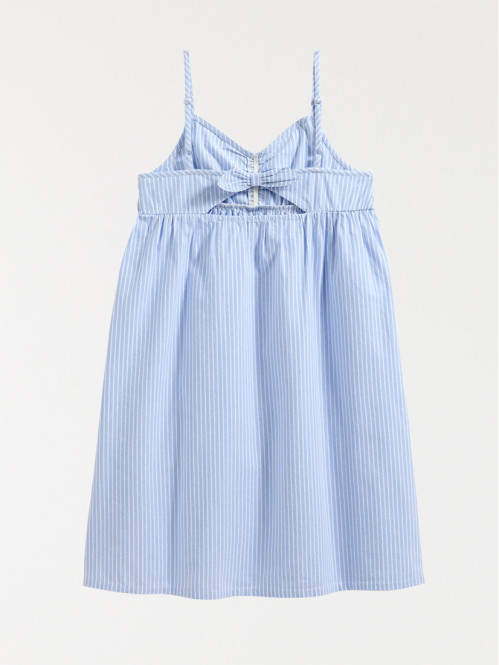 Robe rayée à bretelles...