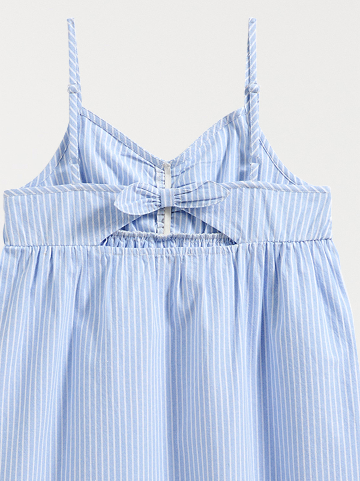 Robe rayée à bretelles fille (XXS-M)