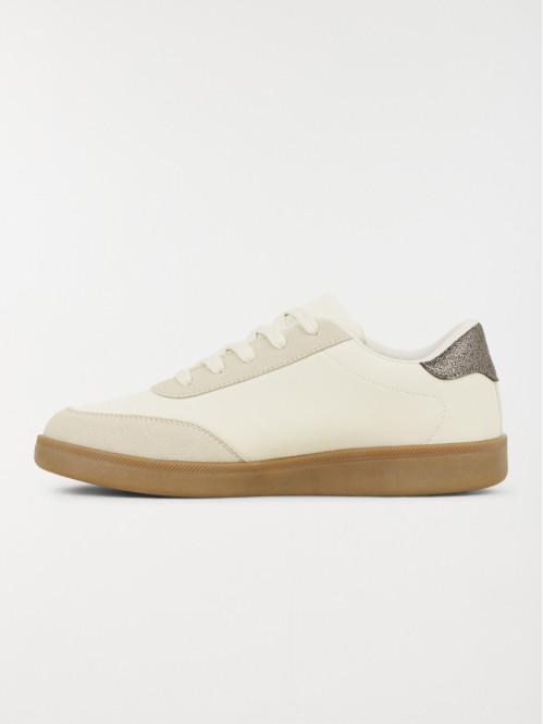 Baskets basses blanches...