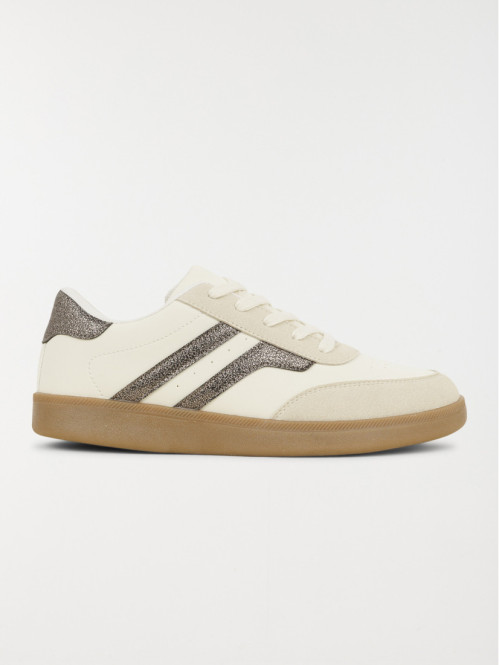 Baskets basses blanches femme (36-41)