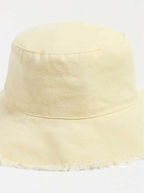 Bob frangé beige femme