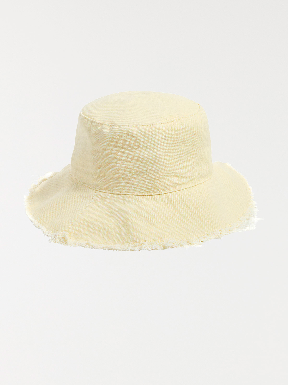 Bob frangé beige femme