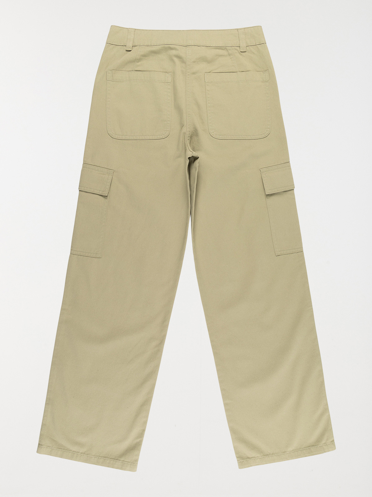 Pantalon fille cargo kaki clair (XXS-M)