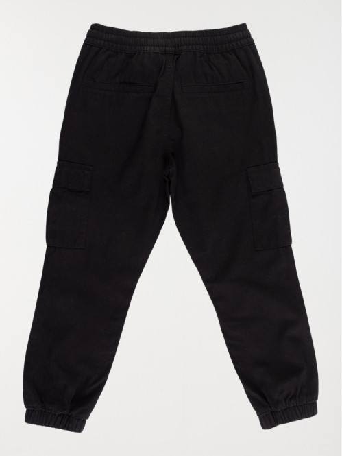 Pantalon cargo noir garçon...