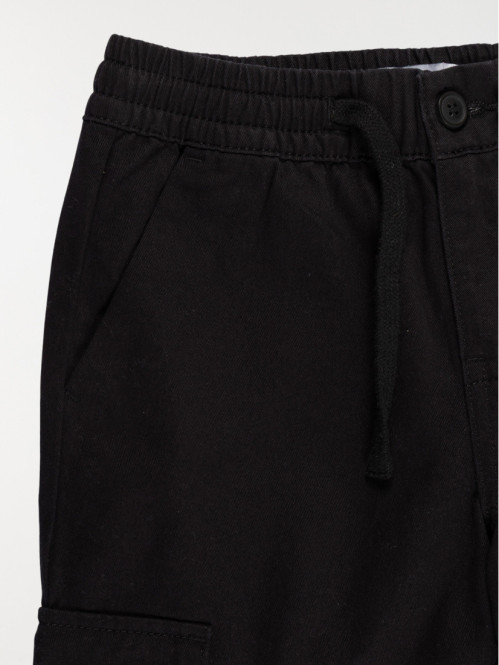 Pantalon cargo noir garçon...