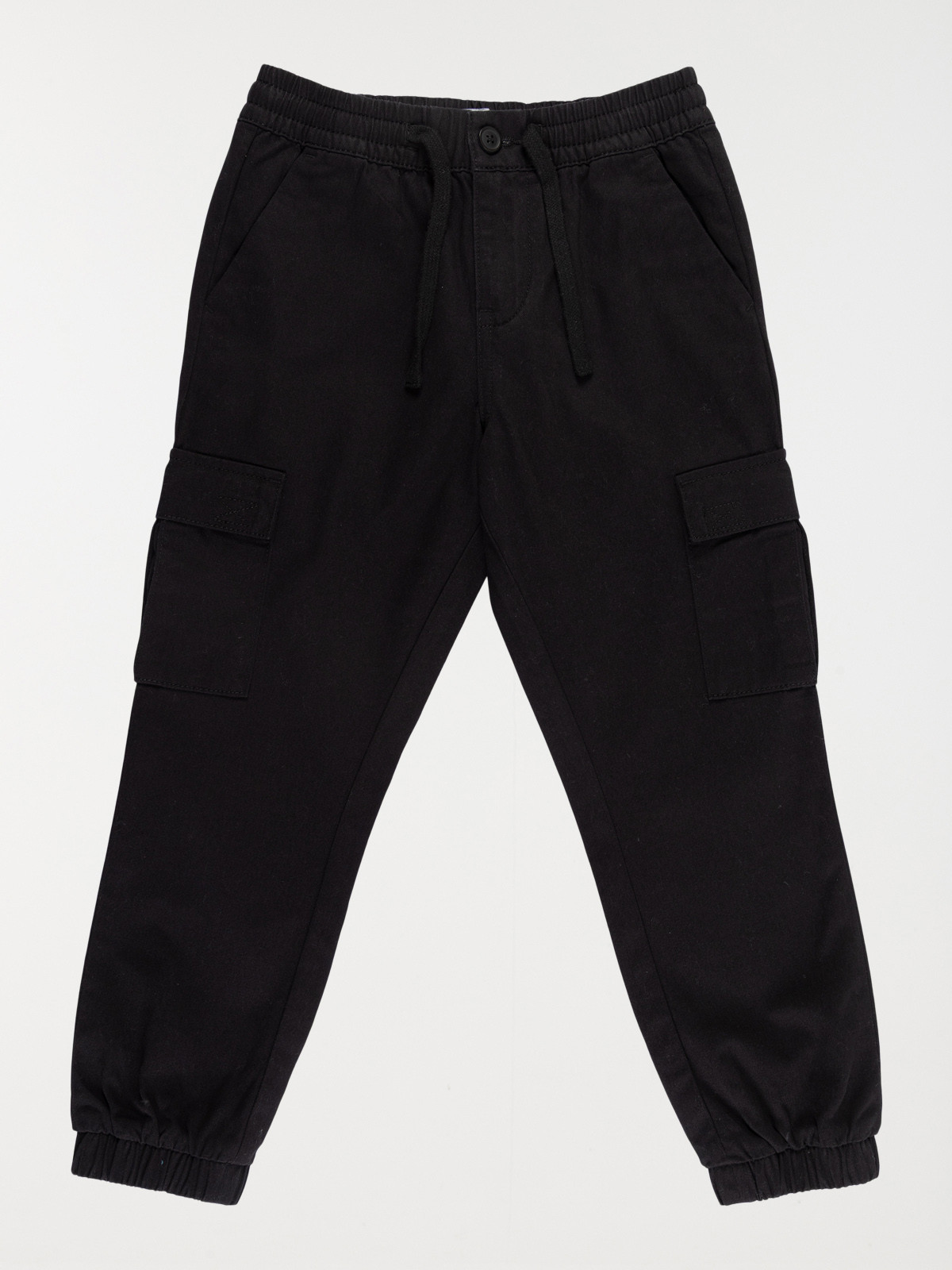 Pantalon cargo noir garçon (3-12A)