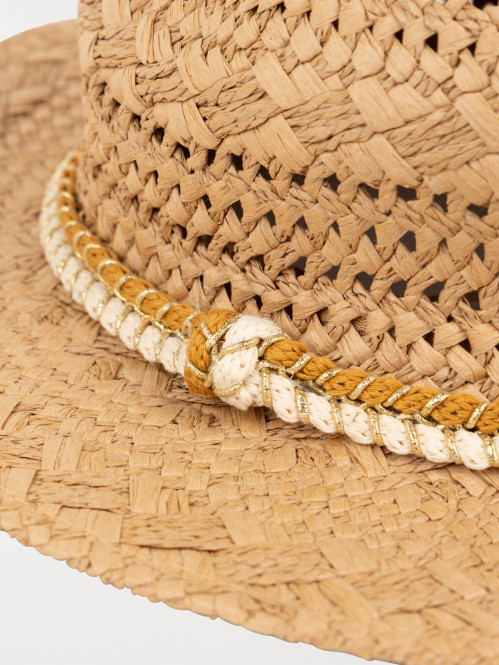 Chapeau tresses femme