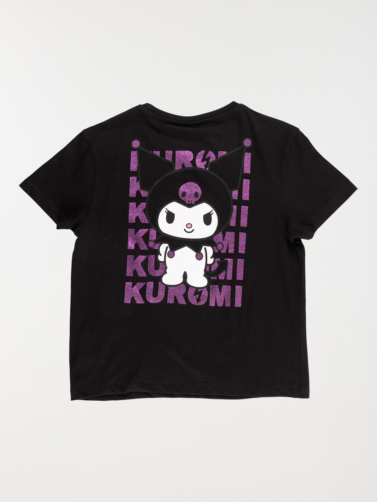 Tee-shirt Kuromi fille noir (XXS-M) Tee-shirt Kuromi fille noir (XXS-M)