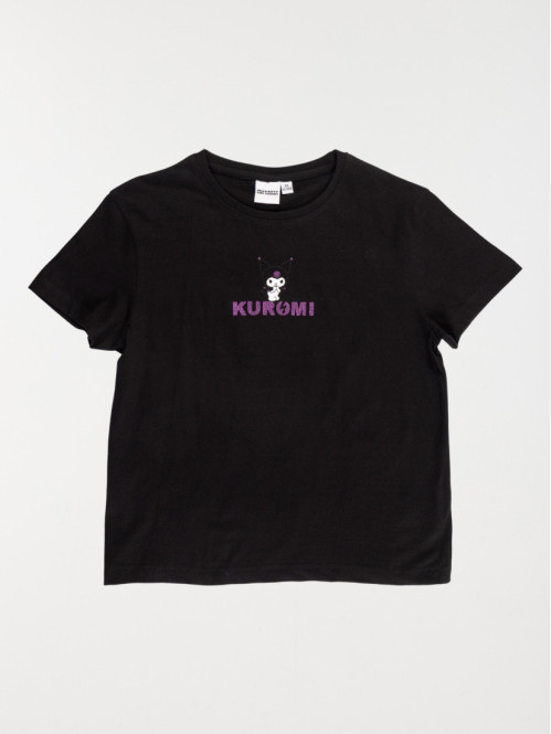 Tee-shirt Kuromi fille noir (XXS-M)