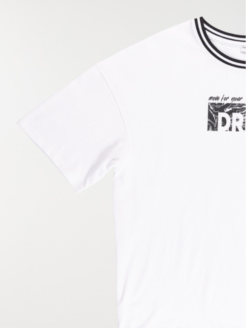 Tee-shirt blanc dream fille...