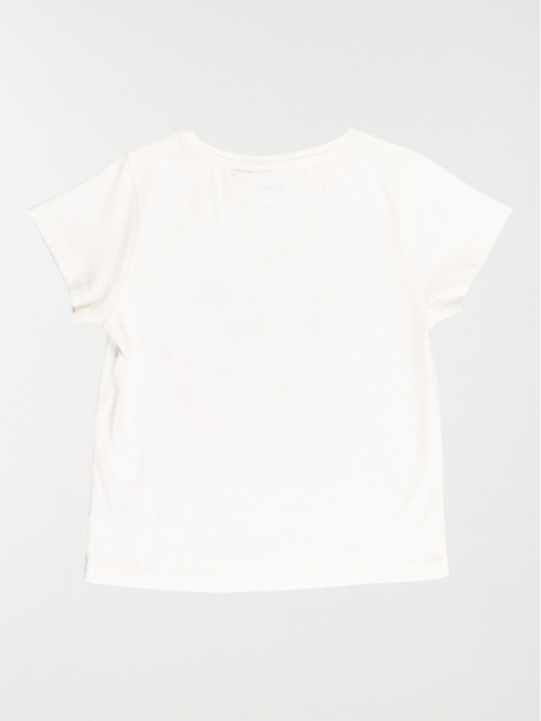 Tee-shirt Stitch fille écru...