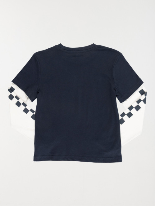 Tee-shirt effet 2 en 1...