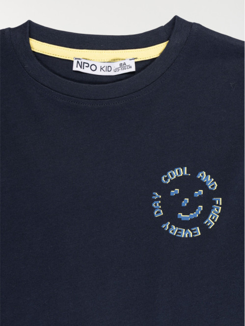 Tee-shirt effet 2 en 1...