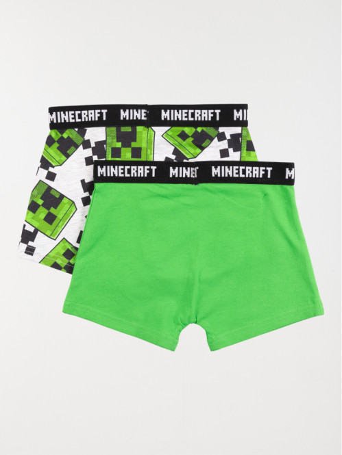 Lot de 2 boxers Minecraft...