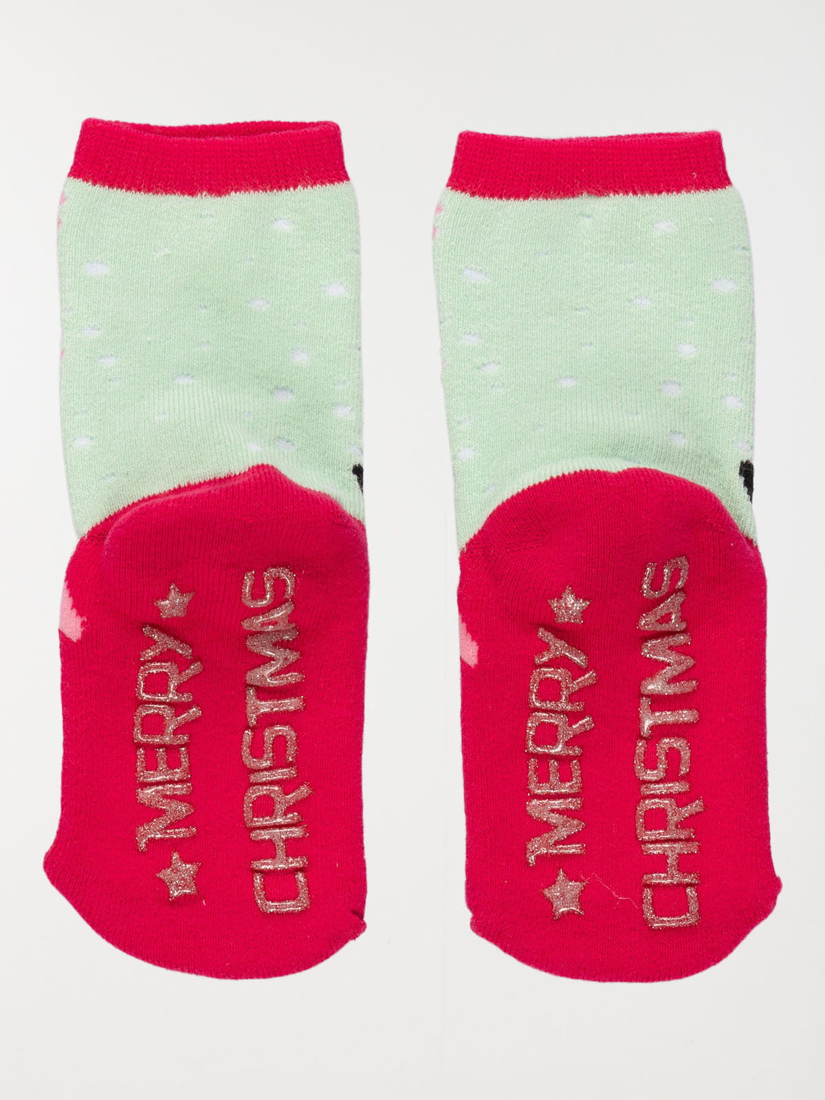 Chaussettes antidérapantes flamant fille Chaussettes antidérapantes flamant fille