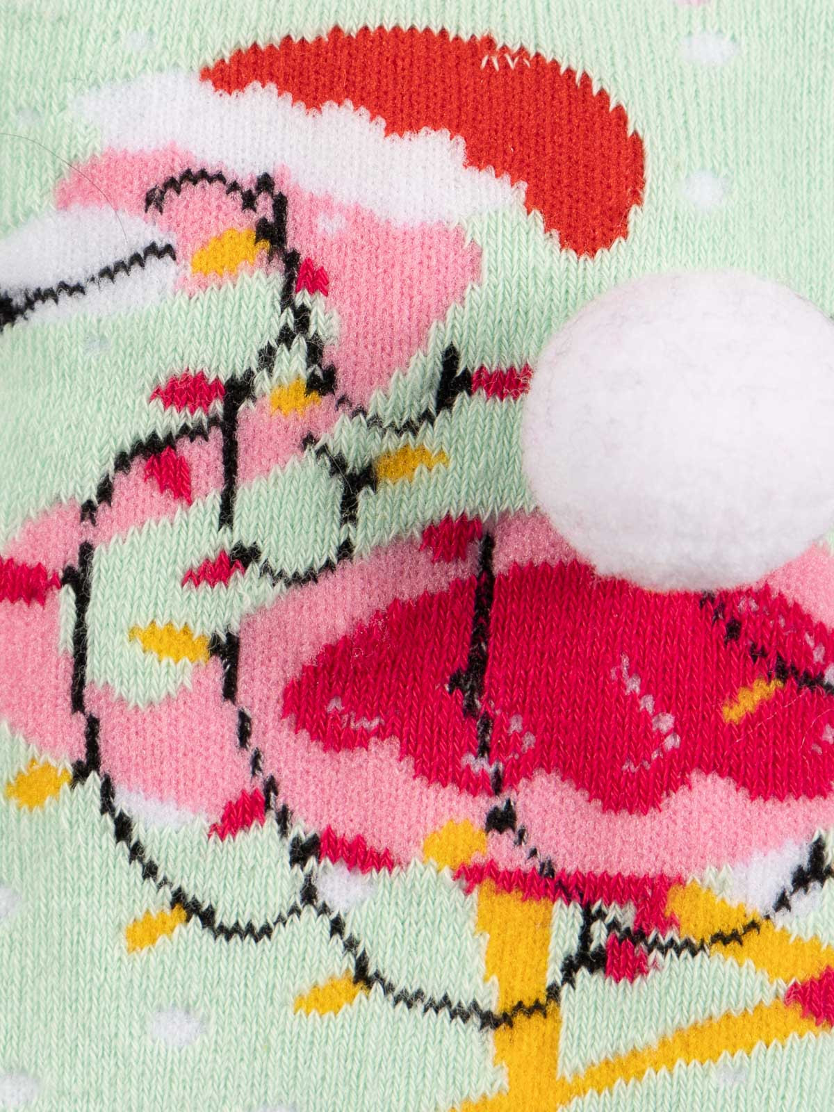 Chaussettes antidérapantes flamant fille Chaussettes antidérapantes flamant fille