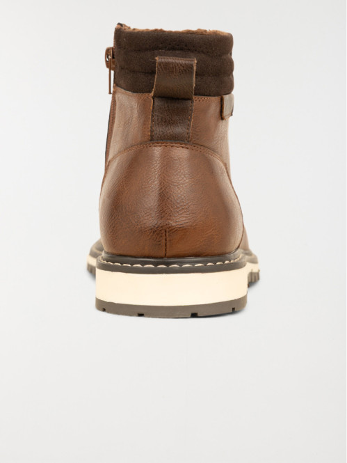 Boots montantes marrons...