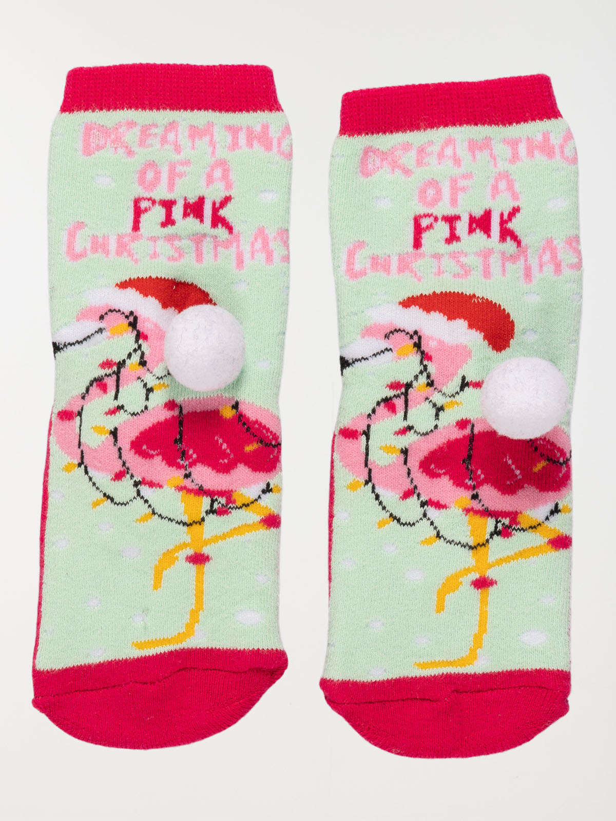 Chaussettes antidérapantes flamant fille