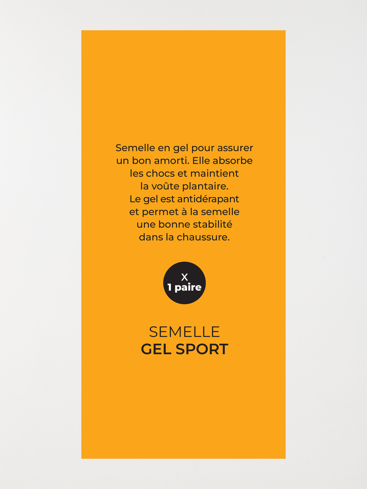 Semelle gel sport (36-45)