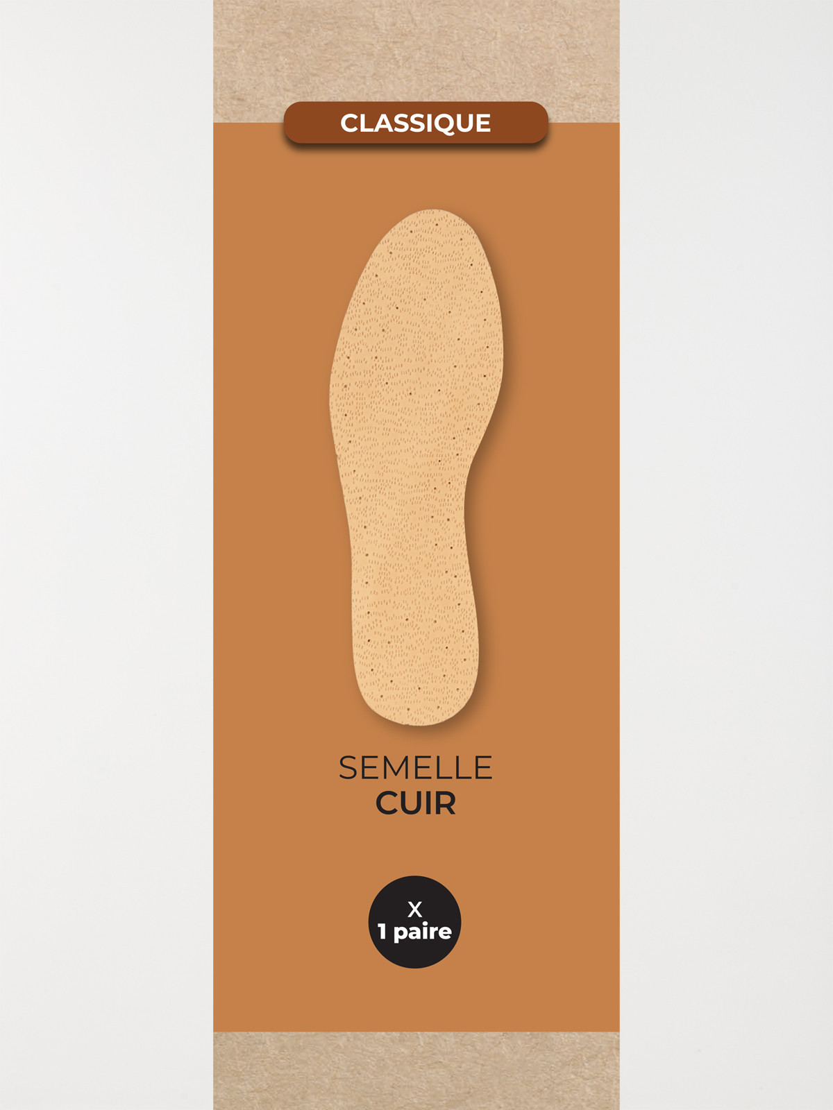 Semelle classique cuir (36-45) Semelle classique cuir (36-45)