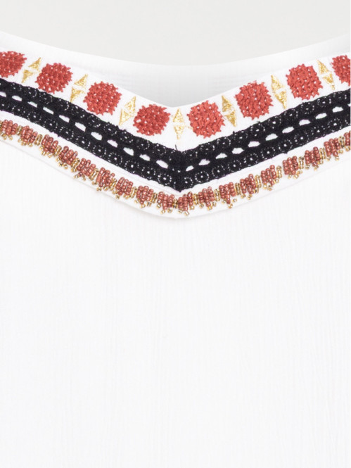 Top broderies grande taille...