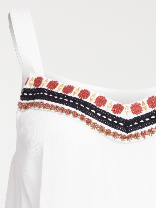 Top broderies grande taille...