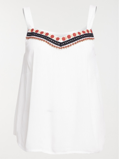 Top broderies grande taille...