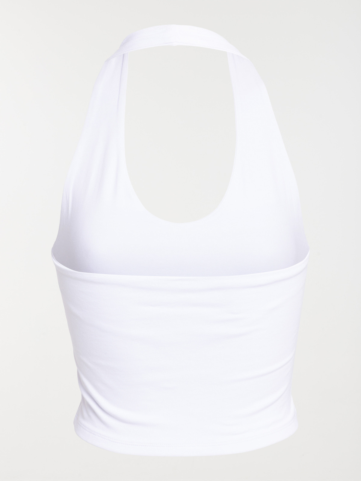 Débardeur dos nu blanc femme