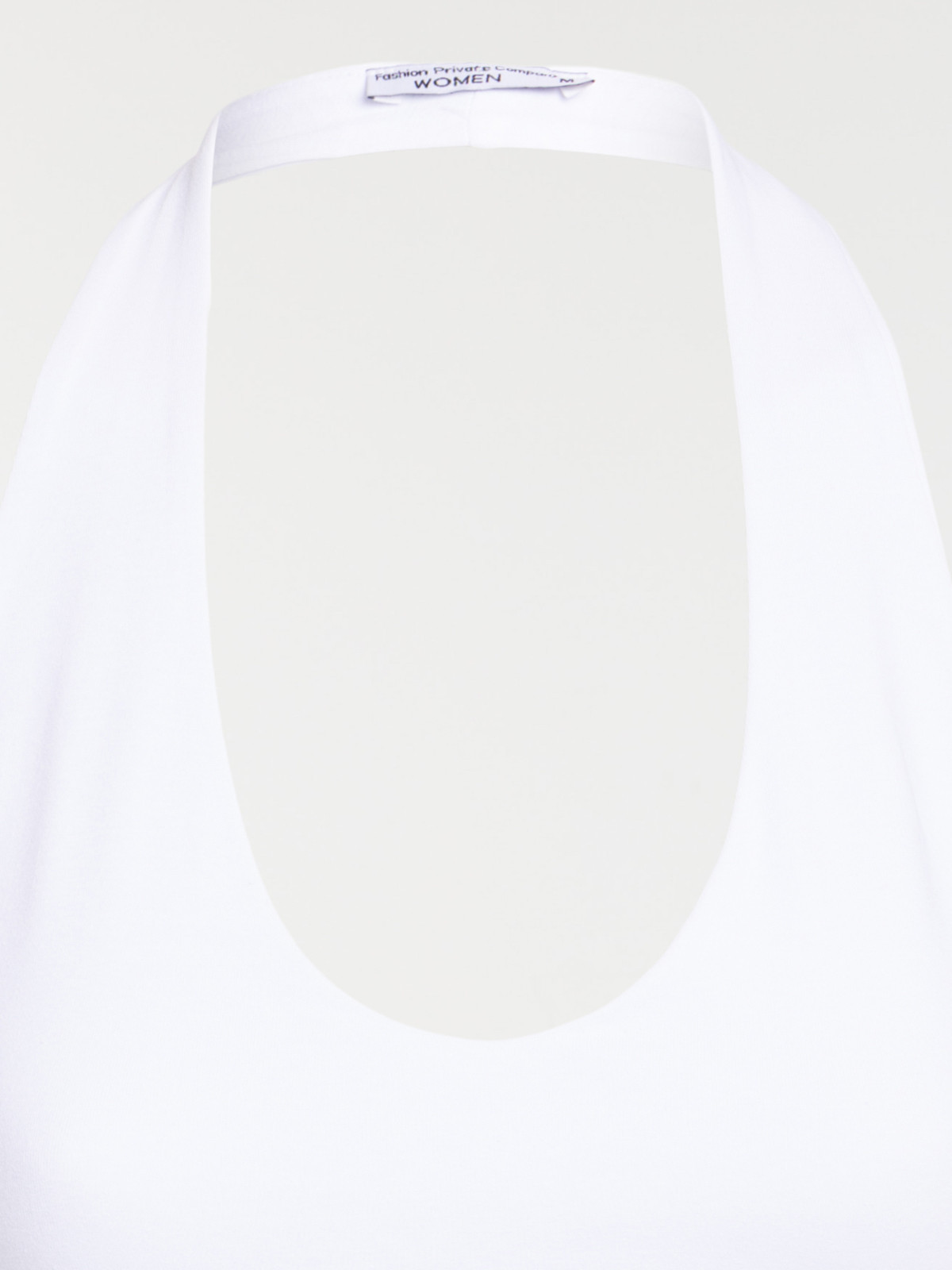 Débardeur dos nu blanc femme