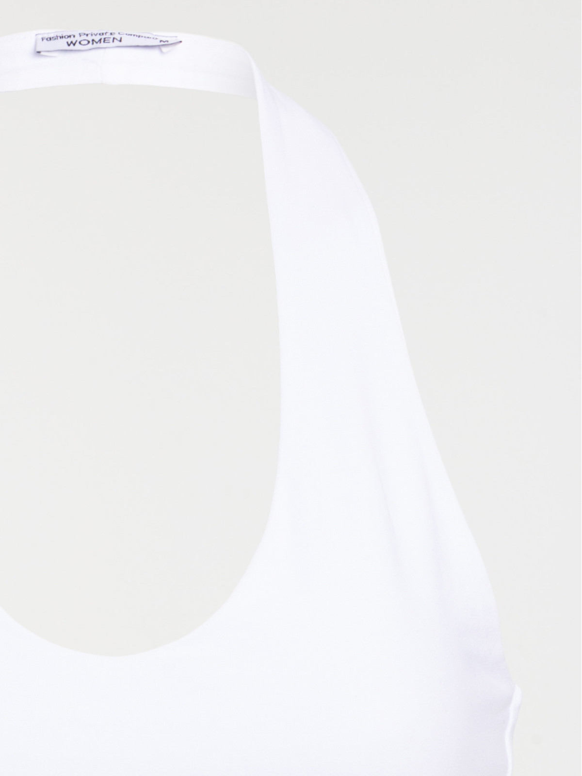 Débardeur dos nu blanc femme