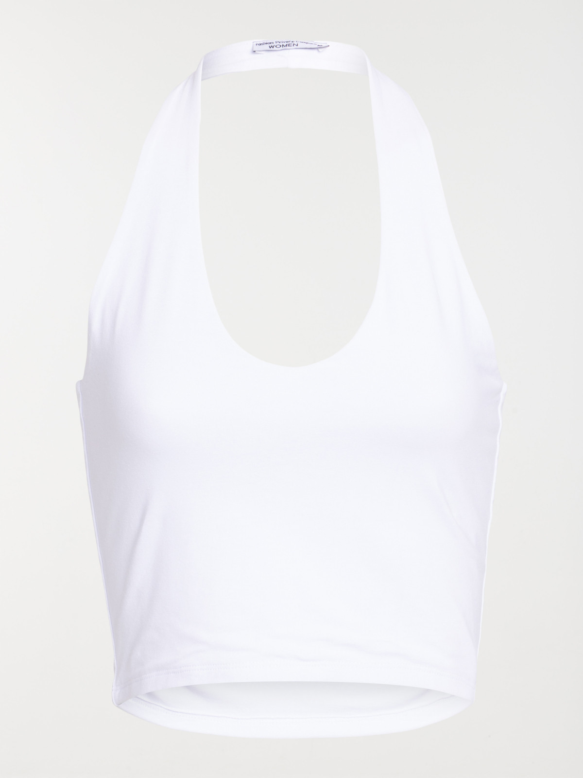 Débardeur dos nu blanc femme