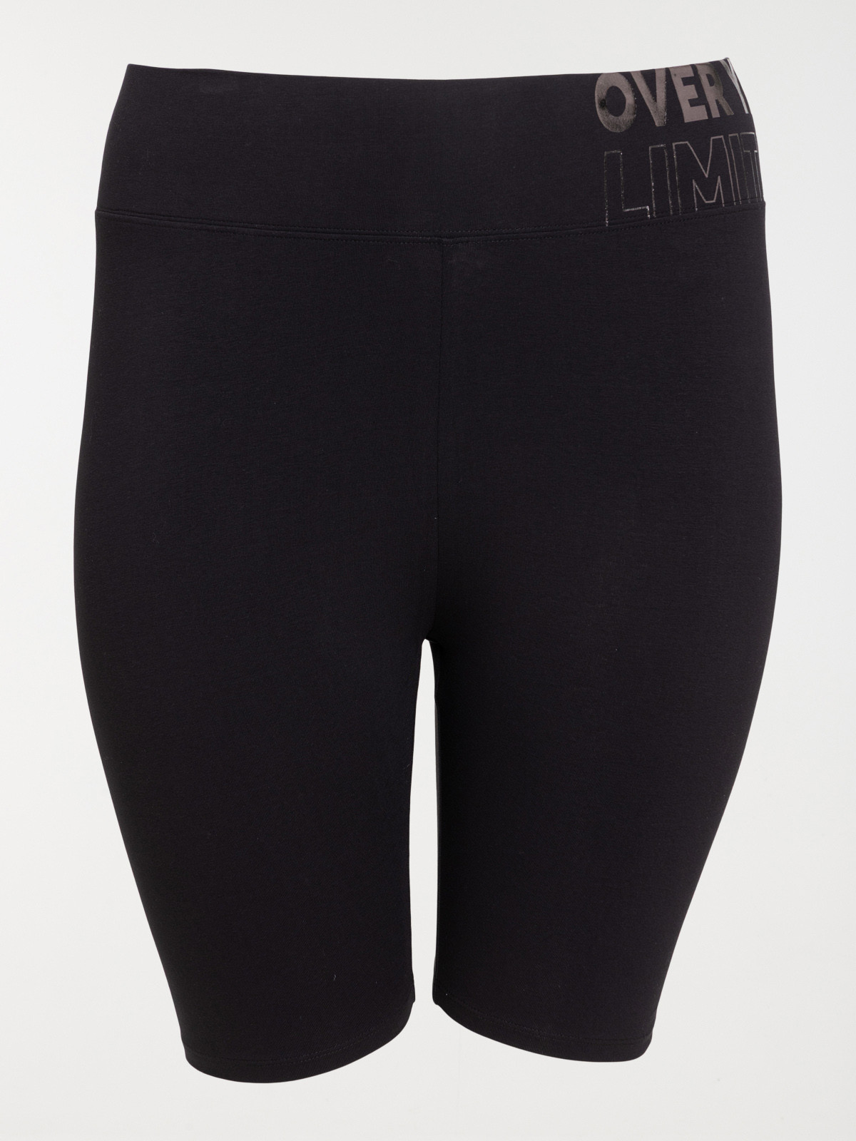 Cycliste sport noir femme grande taille