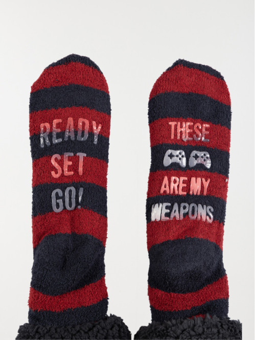 Chaussettes douces rayées garçon Chaussettes douces rayées garçon