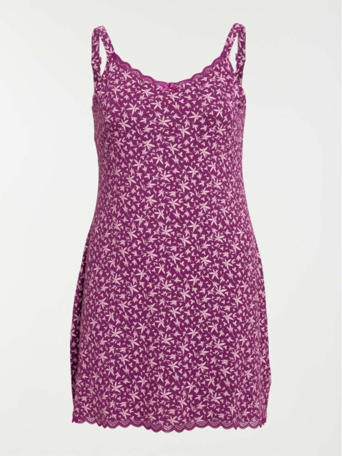 Nuisette motif grande taille femme