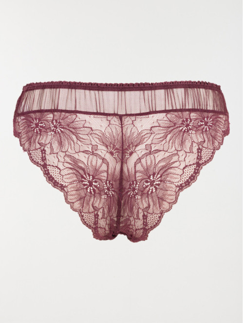 Culotte dentelle florale...