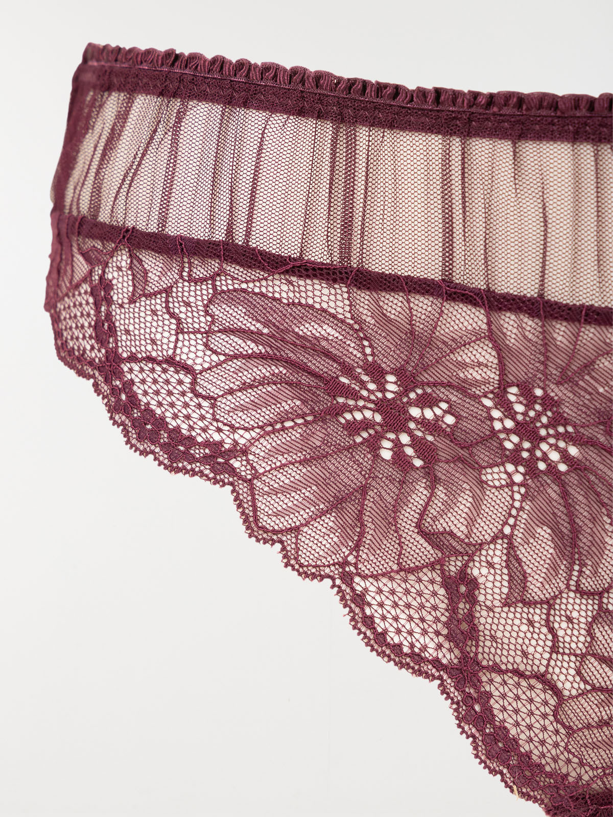 Culotte dentelle florale femme (S-XL)