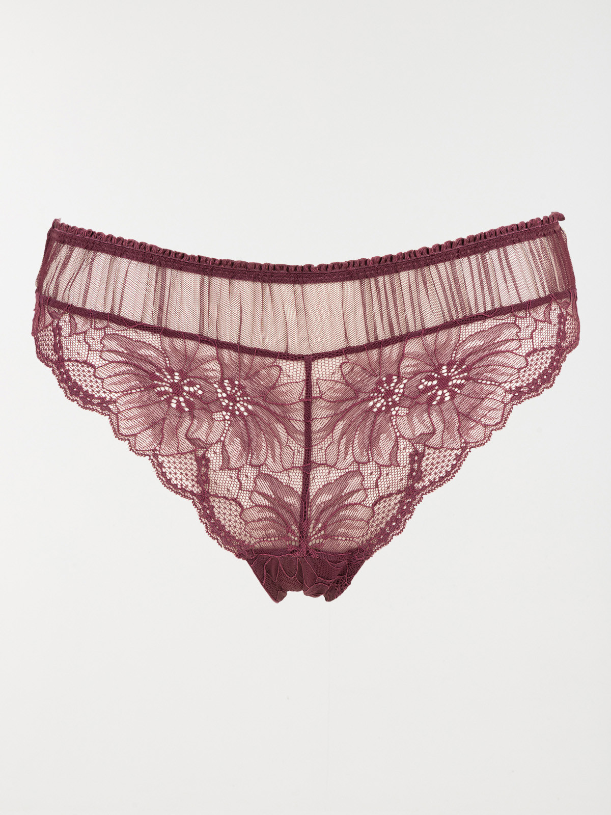 Culotte dentelle florale femme (S-XL)
